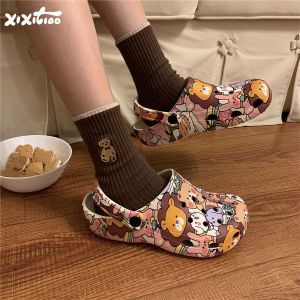 XIXITIAO | Cute Cartoon Soft Bottom Summer Slippers