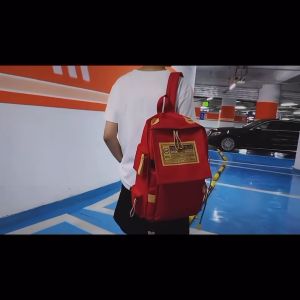 ZGEN16 New Korean Backpack Waterproof with Large Capacity Student Schoolbag Solid Color Leisure Bagpack