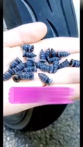 Car Tyre Repair Rubber Nail Set Universal Car Motorcycle Tyre Repair Nails Truck Scooter Bike Tire Puncture Repair Tool