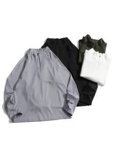 New Arrival Running Climbing Cycling Half Zipped Stand Collar Sports White Sweatshirt Mens and Womens Spring & Fall Quick-Drying Breathable Long Sleeves T-shirt