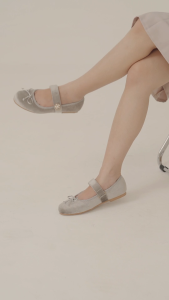 Dianable - Lizzy Silver Flatshoes Sepatu Wanita