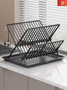TIJU | High Capacity Kitchen Storage Rack Dish Drain