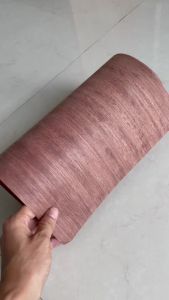 [Pneumatic]OMUKI Natural Rosewood Straight Grain Wood Veneer Sheet Handmade DIY Furniture Woodworking Decoration 25*180cm