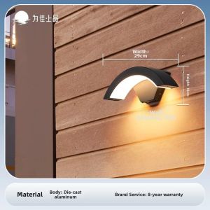 VINCAN | Outdoor Waterproof Human Sensor Wall Light for Exterior
