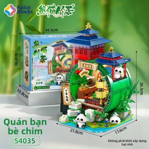Kalos Blocks | Khối Xây Dựng Thông Minh Chủ Đề Gấu Trúc Tre Cho Bé Trai Và Bé Gái Làm Quà Tặng