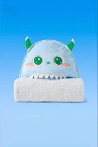 CORY | Hooded Nap Blanket Childrens Poncho for Air Conditioner Use