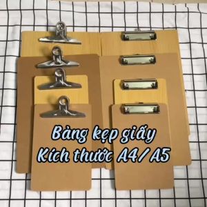 Bảng Kẹp Giấy Vẽ Size A4 A5 Bằng Gỗ LIM Art