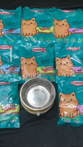 Hạt Cho Mèo Kucinta Túi 350g - Hạt Kucinta Dành Cho Mèo 3 Vị Thơm Ngon