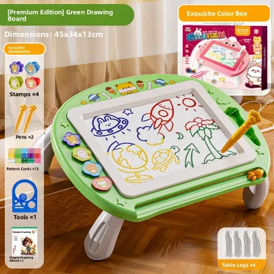 BABYSHOME | Large Magnetic Drawing Board Erasable Childrens Writing and Doodle Board