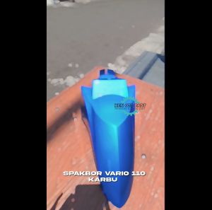 SPAKBOR DEPAN VARIO LAMA 110 KARBU BIRU / SLEBOR DEPAN VARIO 110 KARBU
