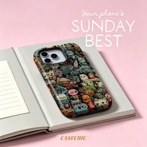 Potdemiel | Domo Green For Case For iPhone 17 16 15 Pro Max TPU & Anti-Scratch Outer Shell Raised Screen Edge Stylish Design