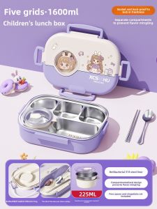 XIAOCHUSHU | Stainless Steel Insulated Lunch Box for Students Microwave Safe