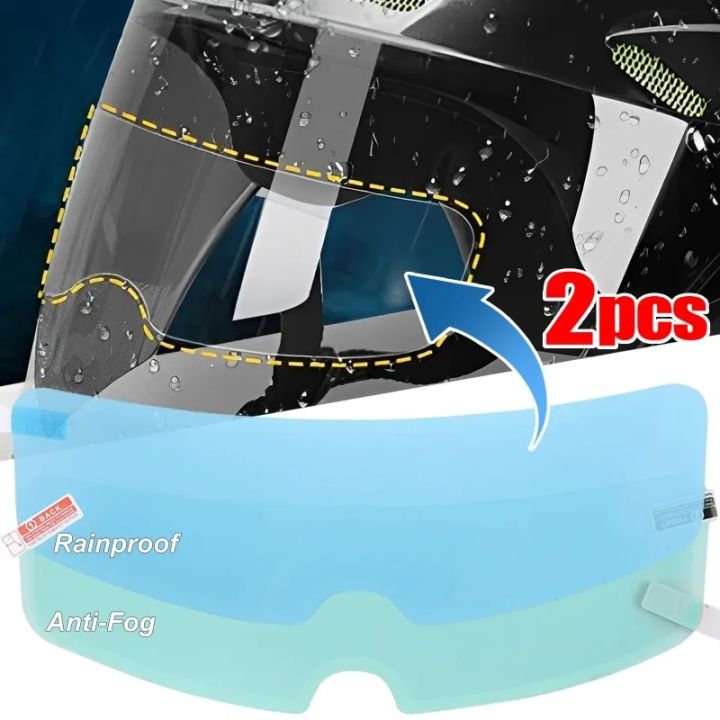 Soman Universal Anti-Fog Film For Motorcycle Helmets - Adhesive Visor Shield
