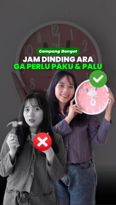 Jam Dinding Quartz ARA Minimalis Sweep Minimalis Abu ARA AR1113-168 Dekorasi Kamar Minimalis Sweep Besar