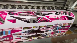 XRM RS 125 carb Gas tank sticker decals (Monster Energy)