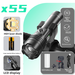 MONLEYTA | Germany Bicycle Night Ride Front Light Super Bright Rechargeable Flashlight Mountain Bike Rainproof Cycling Equipment