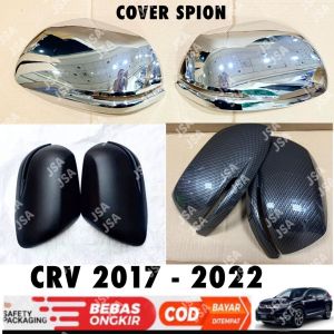 Cover Spion Honda Crv CR-V 2017 2020 2022 Hitam Chrome Carbon Glossy .