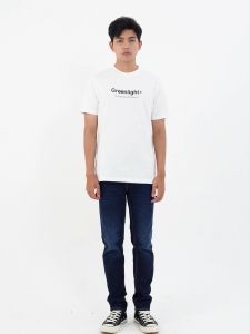 Greenlight Kaos Pria Lengan Pendek Regular Fit Katun Logo Script Alwaz OL-C320125