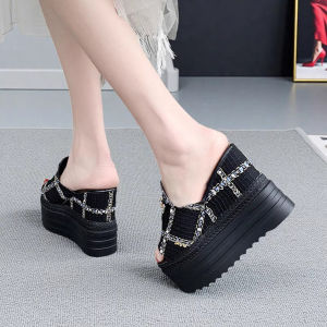 DIANCHA | Elevating Wedge Slippers Casual