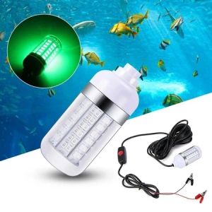 HOHODALINK Lampu bawah air Persediaan Menarik Ikan Lampu LED Dalam Air Umpan Ikan Umpan Cahaya untuk Memancing lampu dasar laut lampu klip nelayan lampu celup dasar laut lampu dalam air