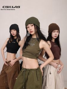 CBXLAB | Street Dance Fashion Multicolor Fitted Strap Vest Women