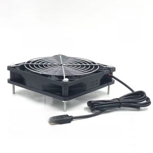 12cm USB Router TV/ Broadband Cat External Silent Heat Sink Fan 5V Case Cooling Fan Digital Accessories Computer Components