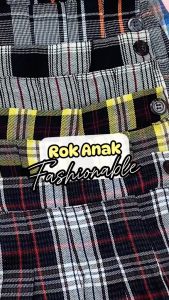 (1-5 TAHUN) Tartan Skirt - Korean Eonnie Girl / Rok Anak Perempuan Flanel Import OOTD Import Lucu Cewek Kios Balita Fawa