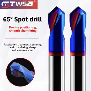 65° tungsten steel spot drill alloy end mill 120° positioning drill chamfer tool center drill extended centering drill