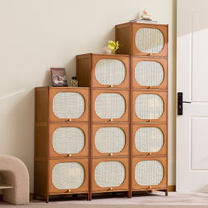 MLZH | Large Capacity Simple Narrow Multi-layer Standalone Ventilated Shoe Cabinet