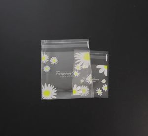 100 Chiếc Daisy Candy Bánh Quy Túi Nhựa Trong Suốt Làm Bánh Bánh Quy Bao Bì Cho Đám Cưới Sinh Nhật Ủng Hộ & Trang Trí