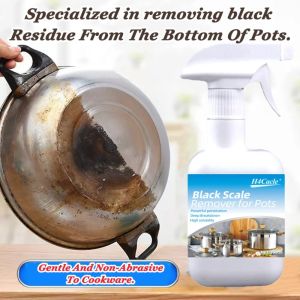 Black Scale Remover for Pots Clean The Bottom of The Pot More Cleanly Kitchen Powerful Stain Removal Pot Brush Rust Removal