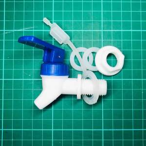 หัวกดน้ำ 16 mm ก๊อกน้ำดื่ม พลาสติก ครบชุด สำหรับถังน้ำดื่ม