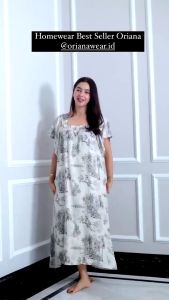 Oriana Homewear Long Dress Daster Busui Daizy Series