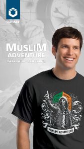 Muslim Adventure - Kaos Dakwah Pria Lengan Panjang Distro Islami Tsiyaby