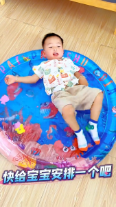 เบาะพองลม เสื่อเล่นน้ำทารกเป่าลม เพลยิม เบาะน้ำเด็ก เพลยิม เพลยิมน้ำ เบาะน้ำของเล่น ปั๊มต้องซื้อแยกต่างหาก เสื่อเป่าลม ใส่น้ำได้ pvc Water Play Mat ของเล่นสำหรับเด็ก