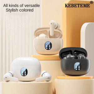 KEBETEME Mini Tws Wireless Earphones Bluetooth 5.3 Earphones Ipx4 Waterproof True Wireless Earbuds Gaming Sports Headphones