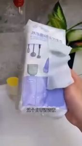 Disposable Bubble Frosted Cleaning Cloth 【READY STOCK】