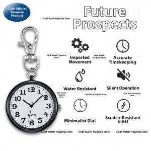 COJR | Quiet Student Exam Pocket Watch