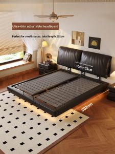 MEIZHAISHENGHUO | Ultra-thin Leather Bed