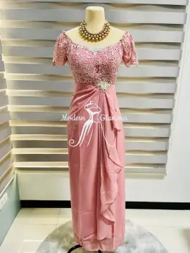 Shop Ninang Sa Kasal Gown Pink with great discounts and prices online Sep 2024 Lazada Philippines