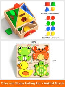 TONGMUXING | Color Recognition and Shape Classification Baby Coin Box 1-3 Years