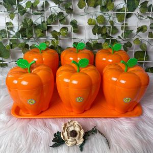 RAMADHAN SALE TOPLES LABU UKURAN 1000 ml SATU SET ISI 6 TOPLES+ NAMPAN CANTIK
