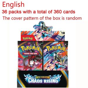 Bandai | 1-360CARDS Pokémon Cards Chaos Rising Booster Box 36 Packs 360 Cards English TCG Collectible Trading Card Game Toy for Kids Gift