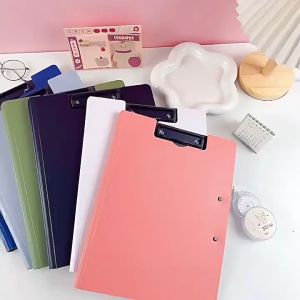 Clipboard A4 Folder Board Folder Double Clip Hardboard Paper Portfolio School Paper Folder Writing Board School Office Supplies 23X31.5CM /23X35CM