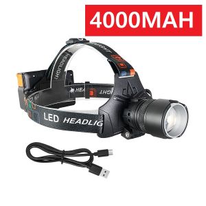 Đèn Pha LED XHP50 Có Thể Sạc Lại 780000000LM Cảm Biến Hồng Ngoại Zoom 9 Chế Độ Chống Nước Để Săn Bắn Câu Cá Cắm Trại Phiêu Lưu Ngoài Trời