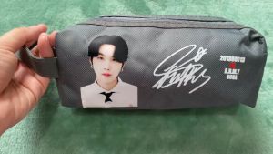 BTSTreasure กระเป๋าดินสอ 2 ซิป ผ้าแคนวาส จุได้เยอะ พร้อมส่ง สีขนาด M ล่าสุด ราคาที่ต่ำกว่า