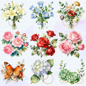 Vật Liệu Dán Ủi Hoa Tươi Độc Quyền Chuyển Nhiệt Tolerant Giặt Nước Trang Trí Quần Áo Phụ Kiện Chuyển Nhiệt