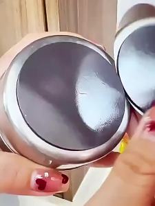 New Magnetic Fridge Organiser Round Tin Box With Magnet Kitchen Spice Storage Box Home Office Organisers With Transparent Cover