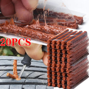 5-20pcs Tire Hole Patch Rubber Strip Repair Tool Set for Car Motorcycle Bicycle Tire Puncture Tubeless Quick Repair