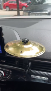 Car Crash Cymbal Air Vent Mini Drum Car Hand-Shooting Car Drum Musical Instrument for Car Interior